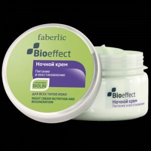 Ночной крем Питание и восстановление для всех типов кожи серии Bioeffect